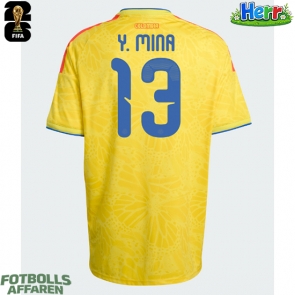 Colombia Yerry Mina #13 Hemmatröja VM 2026 Kortärmad